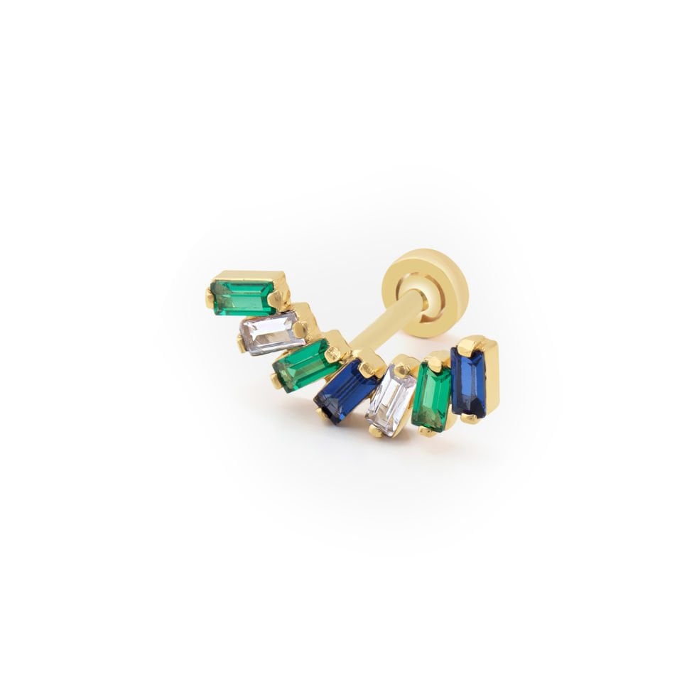Arcobaleno Altın Tragus