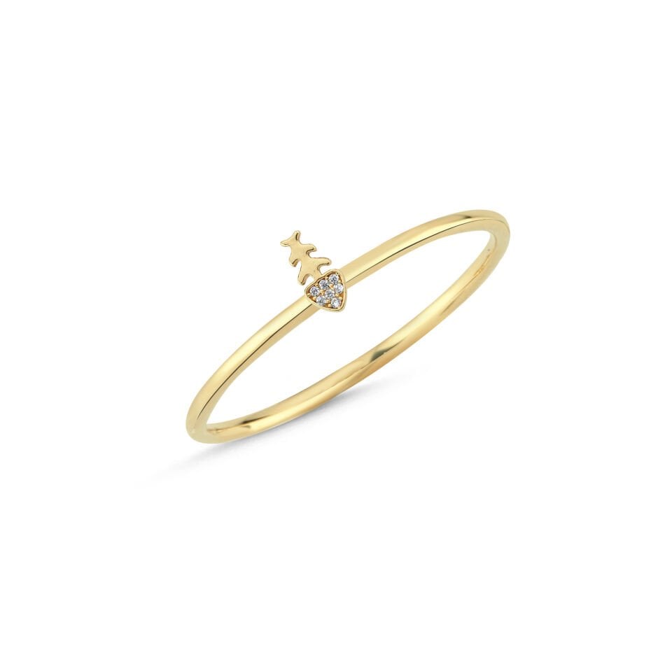 Acorn Altın Yüzük