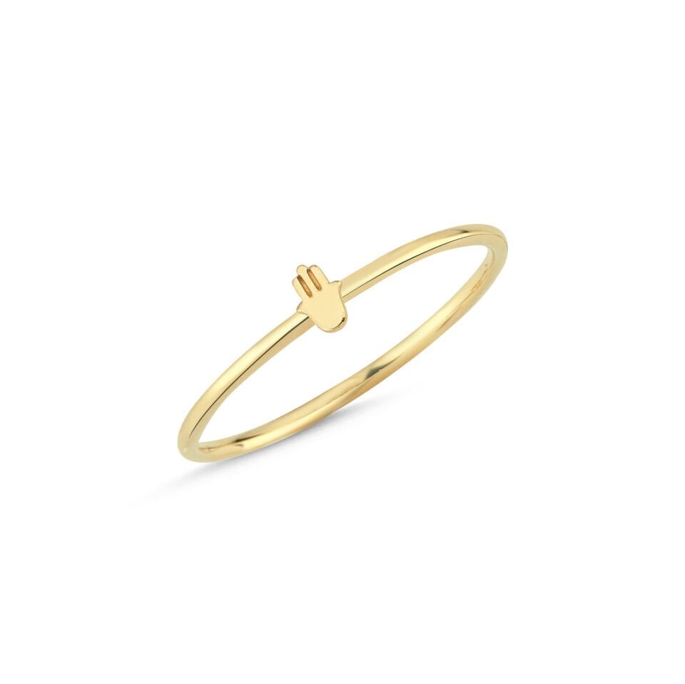 Hamsa Altın Yüzük