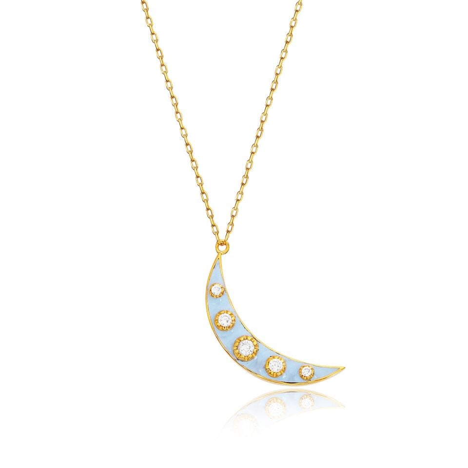 Moonlight Pearl Altın Kolye