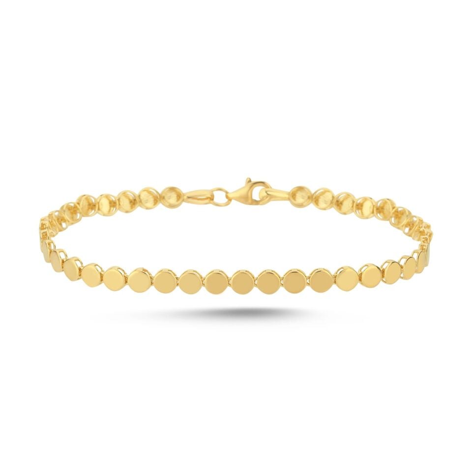 Aurelia Disc Chain Altın Bileklik