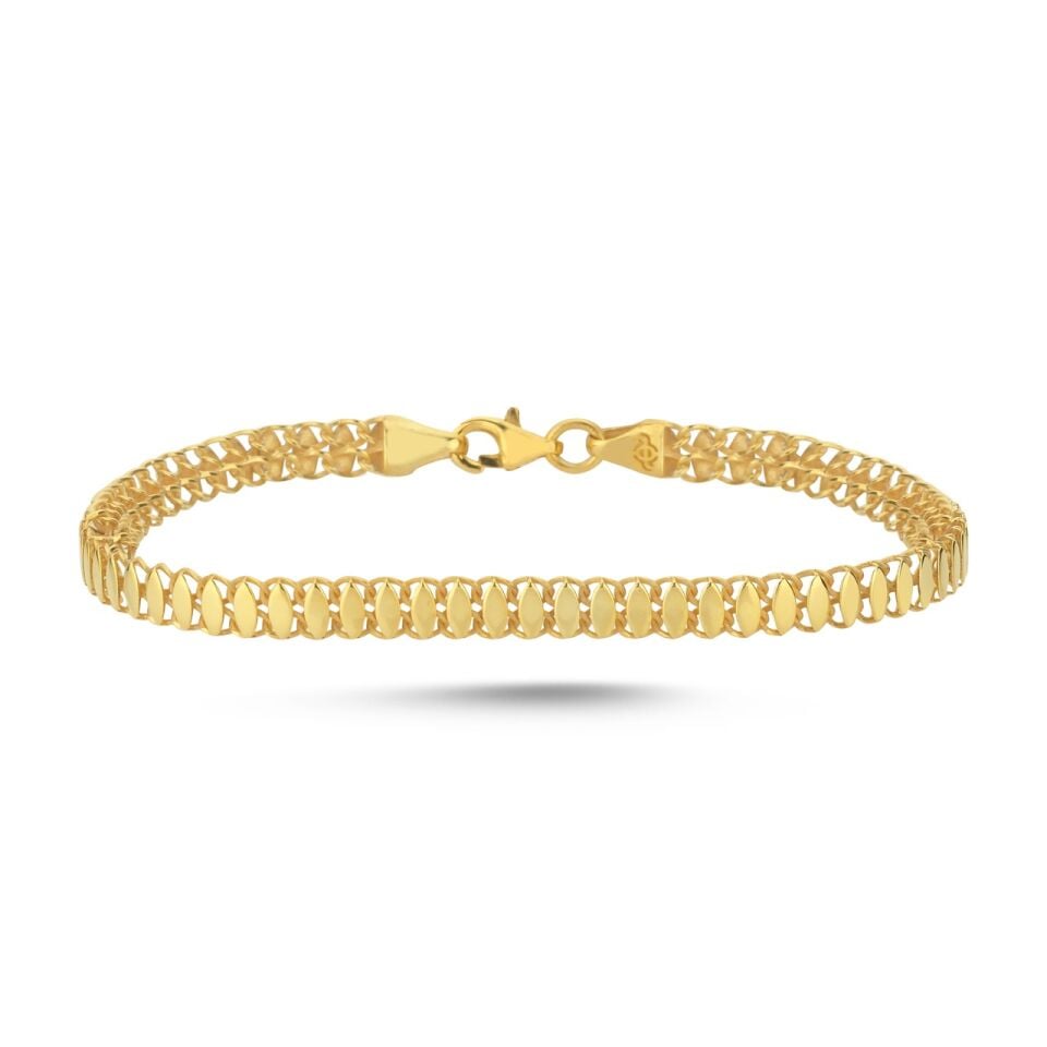 Marquise Link Altın Bileklik