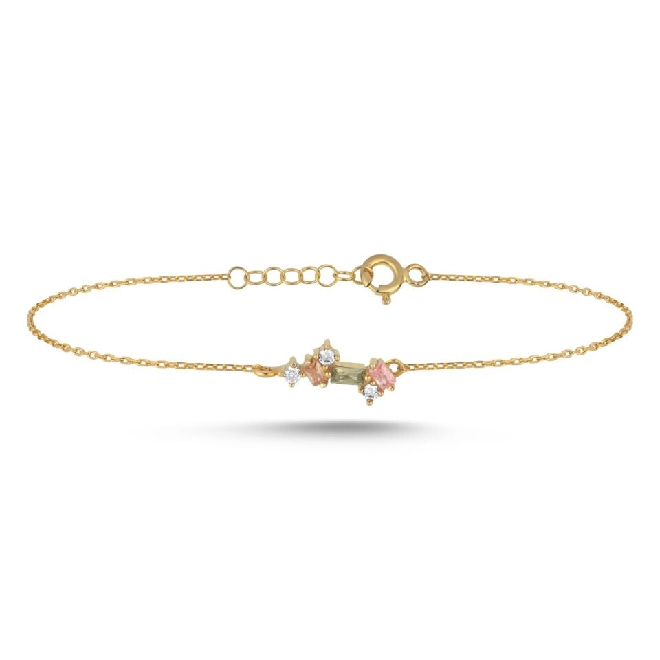 Trinity Glow Altın Bileklik