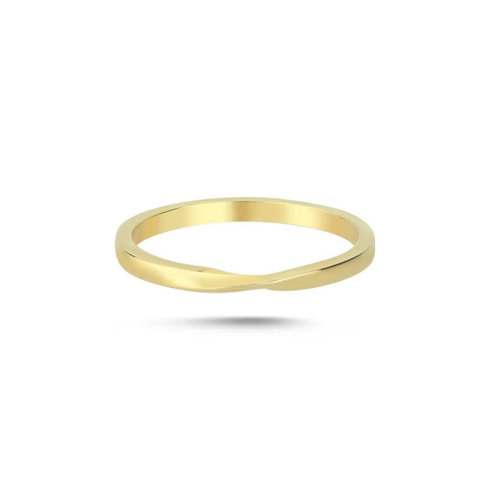 Flow Minimal Altın Yüzük